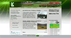 Desktop Screenshot of komunala-crnomelj.si