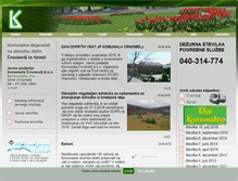 Tablet Screenshot of komunala-crnomelj.si